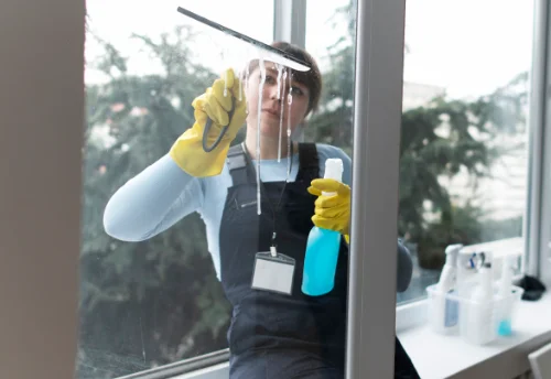 Nettoyage de vitres intérieures et extérieures à Saint-Menoux